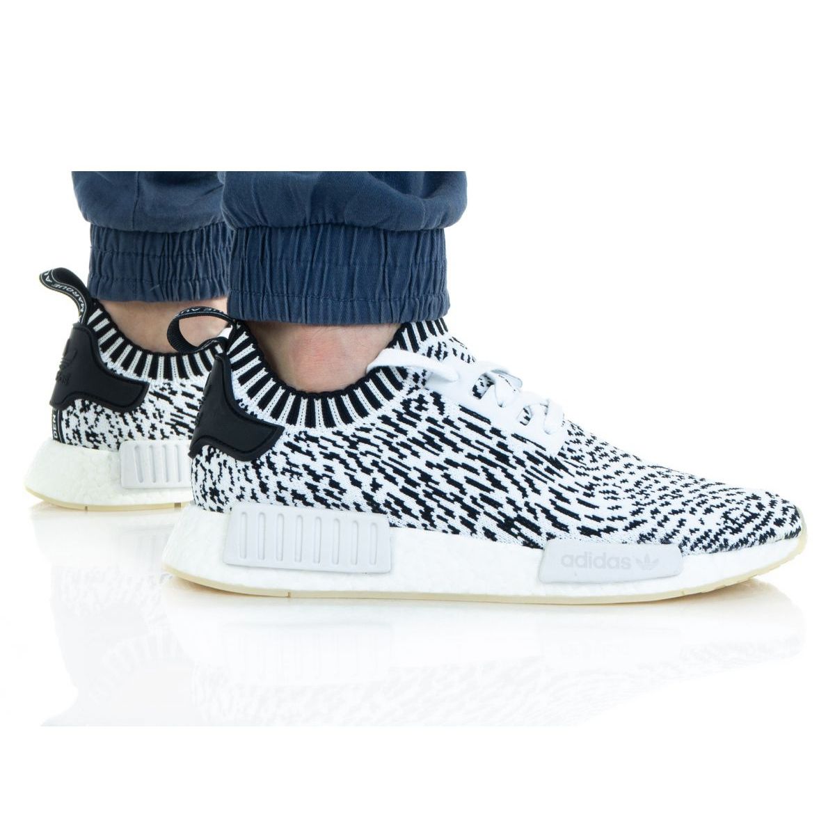 Adidas NMD R1 PK M BZ0219 shoes - White and Black | Fashionable Shoes Adidas NMD R1 PK M BZ0219 shoes - White and Black | Fashionable Shoes