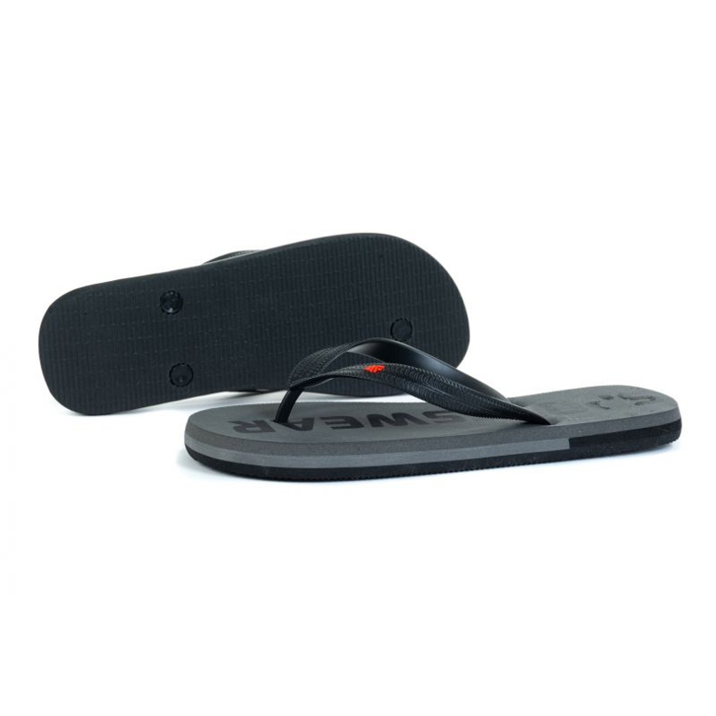 Slippers 4F M H4L21-KLM006 Dark Gray grey