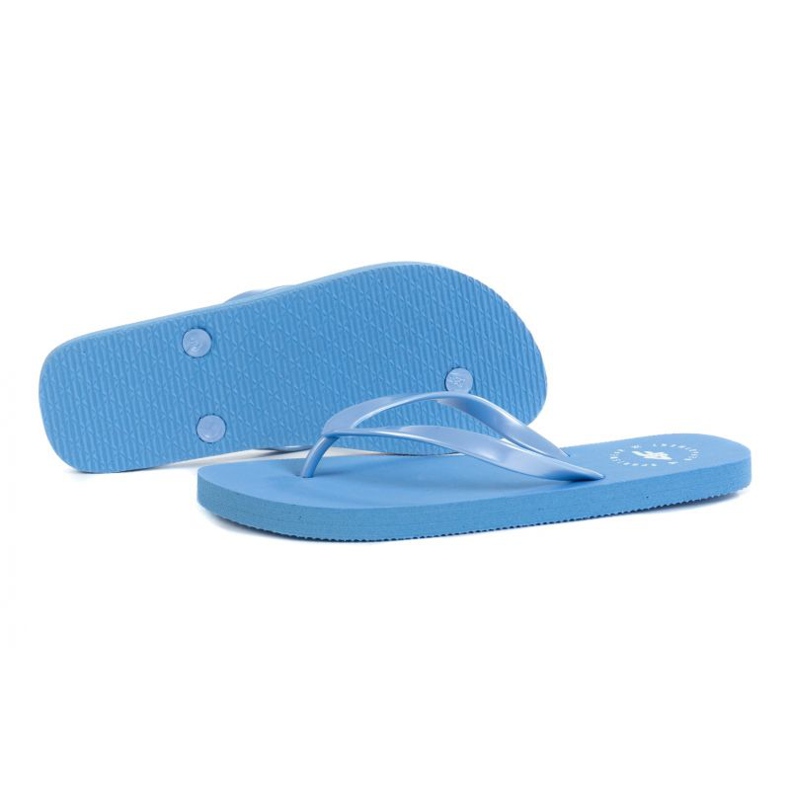 4F W H4L21-KLD005 Light Blue Flip Flops