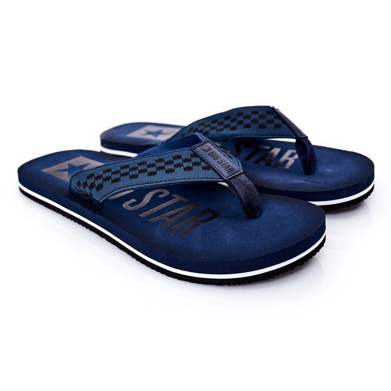 Men's flip-flops Big Star HH174812 Navy blue Men's flip-flops Big Star HH174812 Navy blue