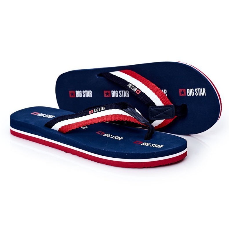 Men's Flip-flops Big Star HH174827 Navy blue