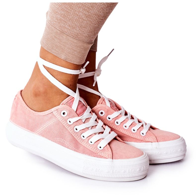 Women's Sneakers Lee Cooper LCW-21-31-0125L Coral pink