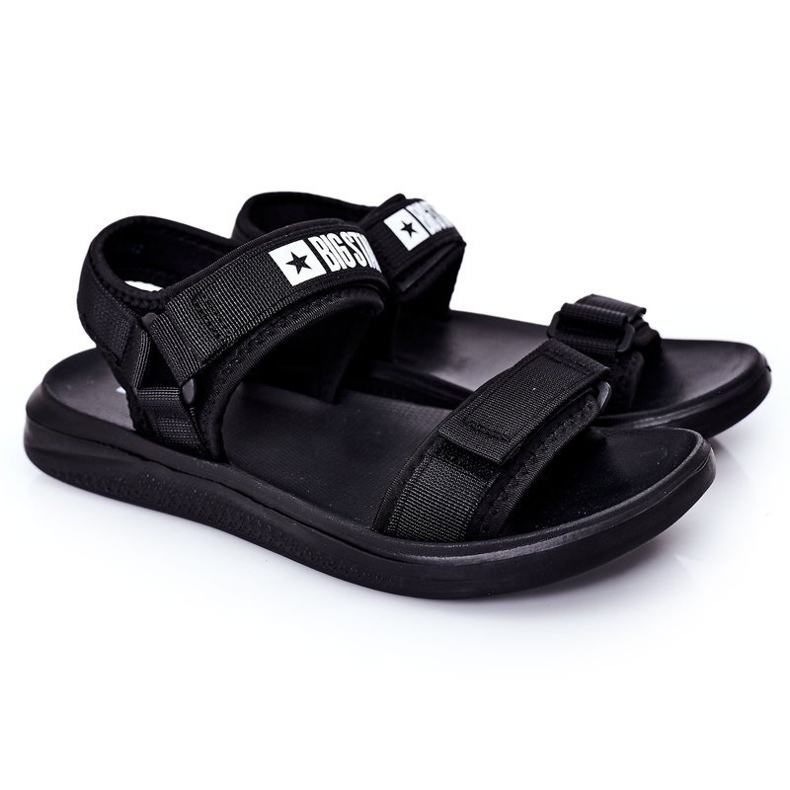 Sport Men's Sandals Big Star HH174842 Black Sport Men's Sandals Big Star HH174842 Black