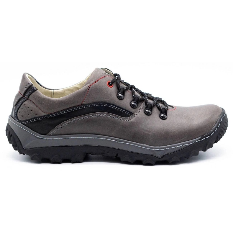 Olivier Men's trekking shoes 268K black grey