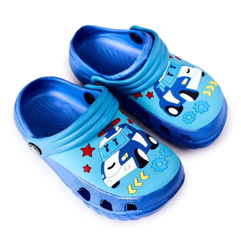Children's Foam Slippers Crocs Blue Turquoise Oscar