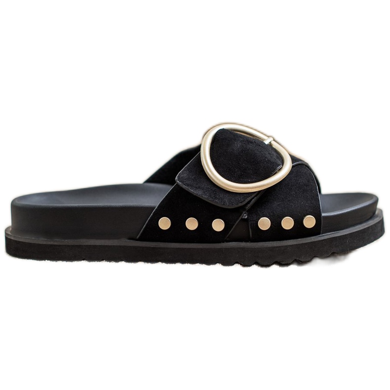Renda Casual Slippers black Renda Casual Slippers black