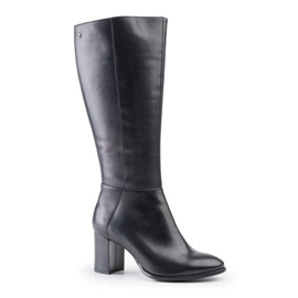 Marco Shoes Marco women's leather boots black
