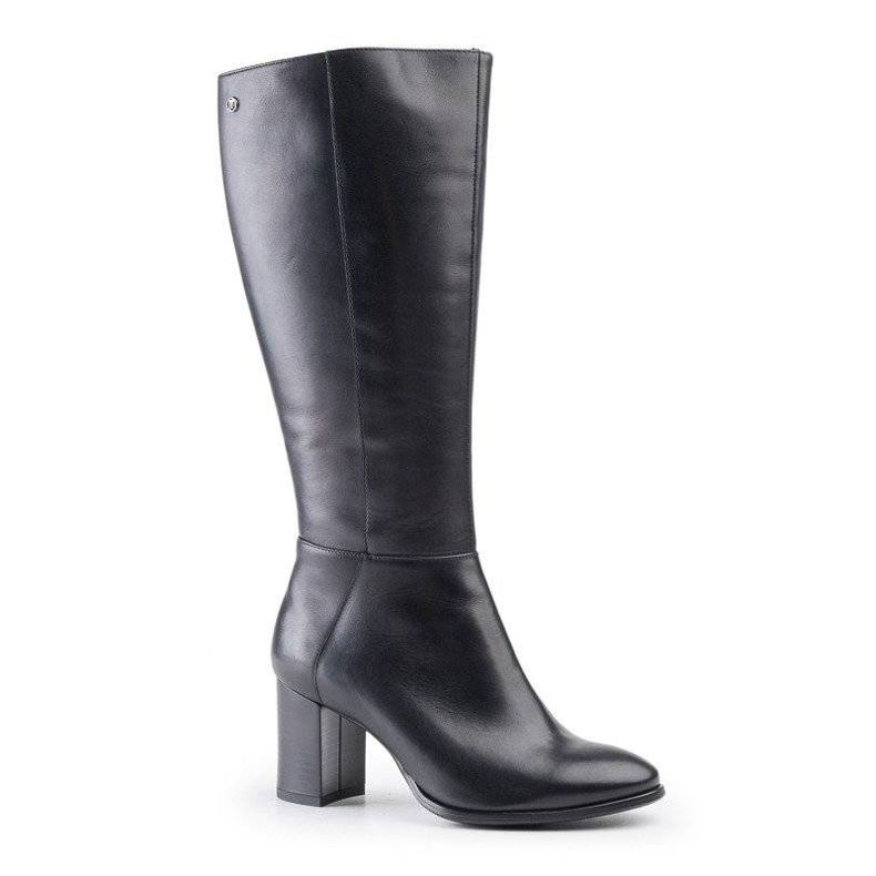 Marco Shoes Marco women's leather boots black