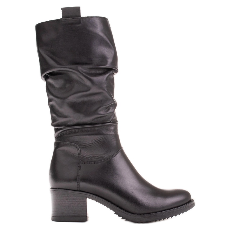 Marco Shoes Marco women's leather boots black