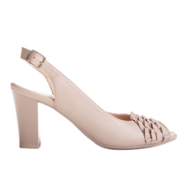 Marco Shoes Beige sandals 1061P