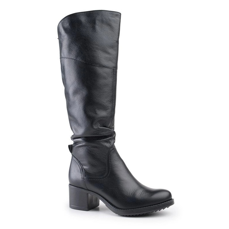 Marco Shoes Black natural leather boots Marco Shoes Black natural leather boots