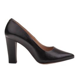 Marco Shoes Comfortable pumps with slightly increased thickness black