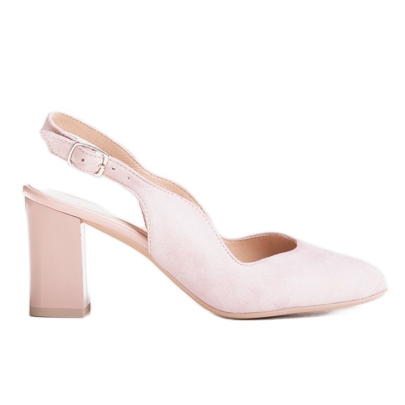 Marco Shoes 1071P pink sandals with glitter on the skin Marco Shoes 1071P pink sandals with glitter on the skin