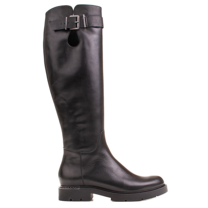 Marco Shoes Black 1340K boots with metal details