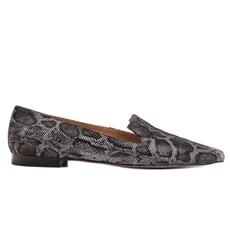 Marco Shoes Black snakeskin lords