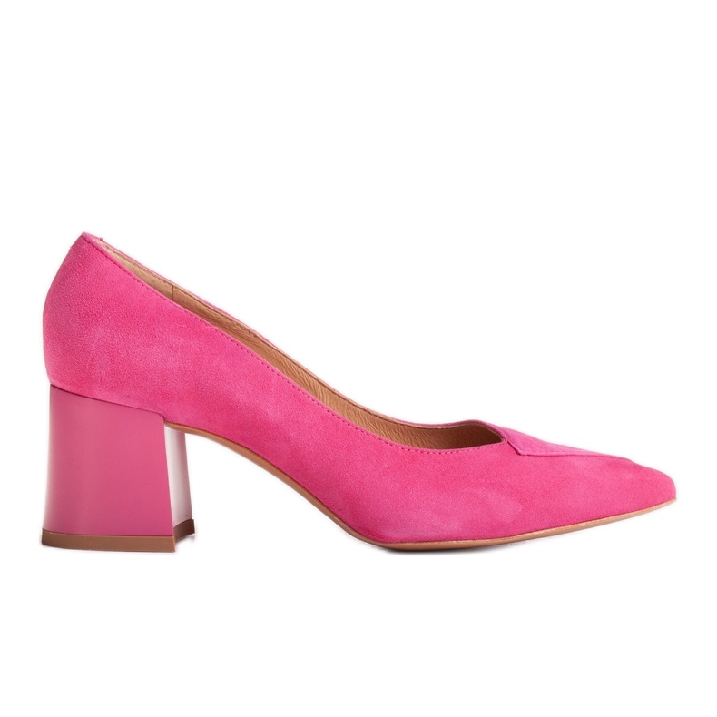 Marco Shoes Elegant pink 1434P suede pumps for women Marco Shoes Elegant pink 1434P suede pumps for women