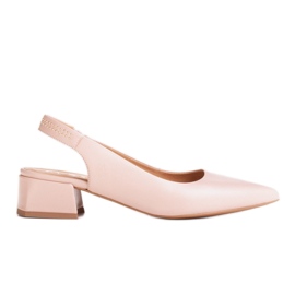 Marco Shoes Sandals with decorative nude jets pink Marco Shoes Sandals with decorative nude jets pink