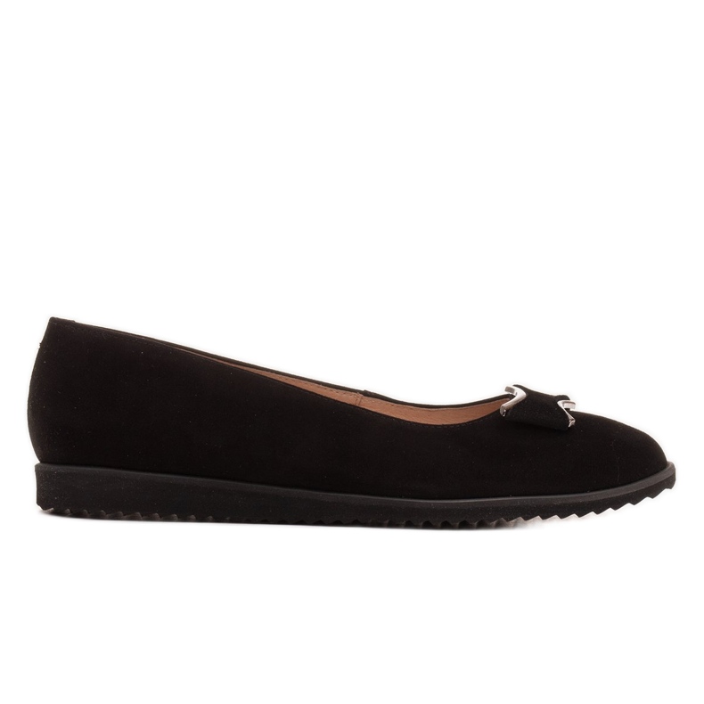Marco Shoes Black suede leather ballerinas Marco Shoes Black suede leather ballerinas