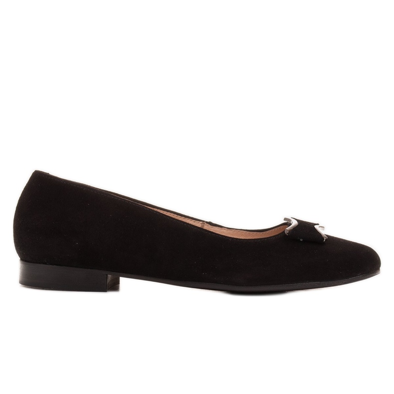 Marco Shoes Black suede leather ballerinas Marco Shoes Black suede leather ballerinas