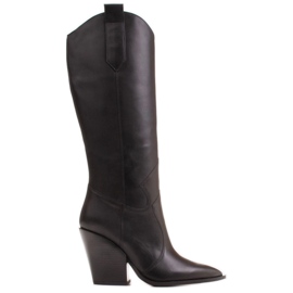 Marco Shoes Black women boots Marco 1399K cowboy boots Marco Shoes Black women boots Marco 1399K cowboy boots