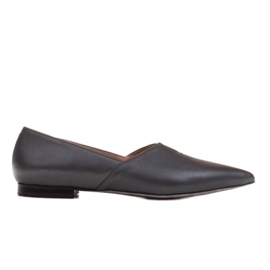 Marco Shoes Graphite women's Marco 1285P ballerinas with a cut-out grey