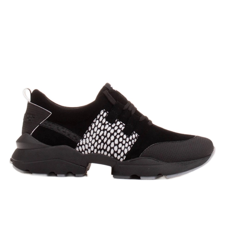 Marco Shoes Sports sneakers made of high-quality natural suede black