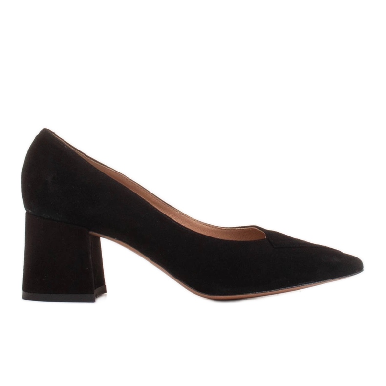Marco Shoes Elegant black suede 1434P pumps