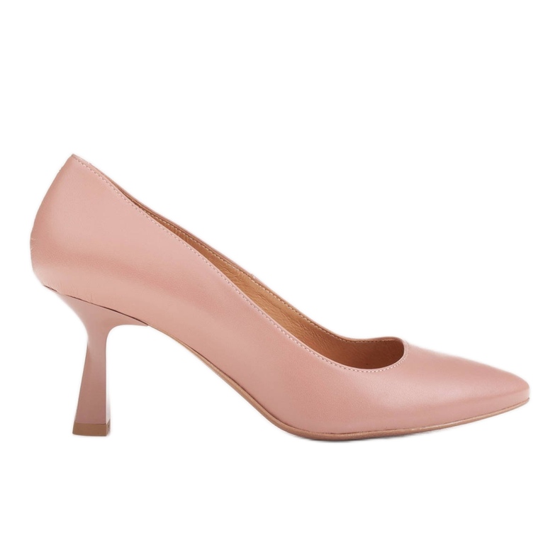Marco Shoes Elegant pumps made of delicate natural leather pink Marco Shoes Elegant pumps made of delicate natural leather pink
