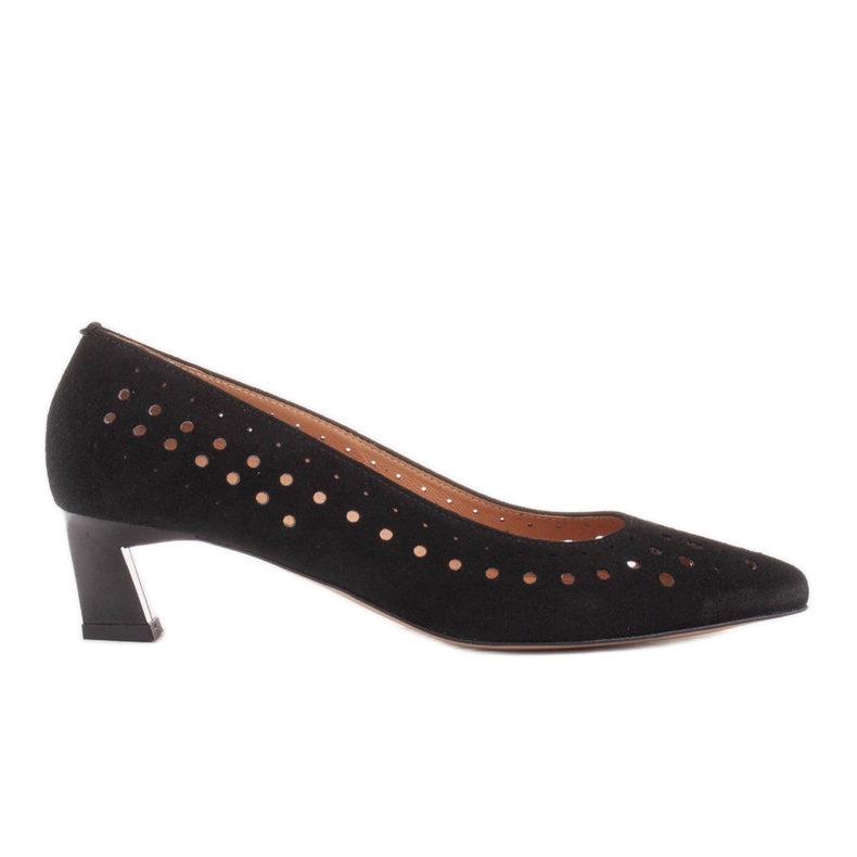 Marco Shoes Women's pumps with interesting perforation black
