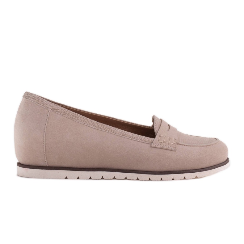 Marco Shoes Light shoes with a very soft underside and a hidden gusset beige