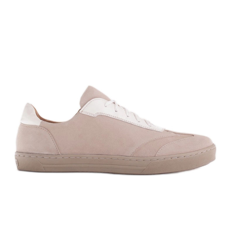 Marco Shoes Sports sneakers made of high-quality natural suede beige