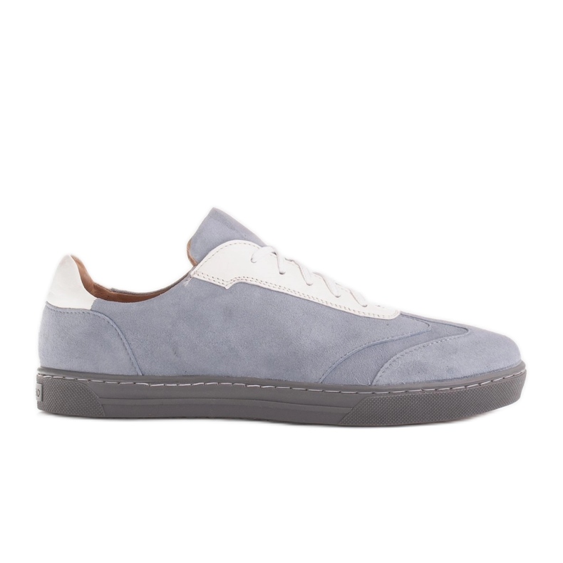 Marco Shoes Sports sneakers made of high-quality natural suede grey