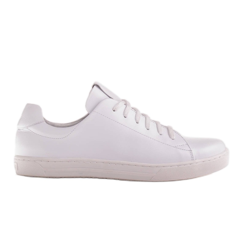 Marco Shoes Sports sneakers made of white grain leather