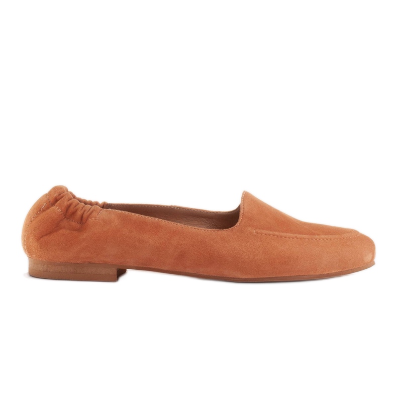 Marco Shoes Women's ballerinas with an elastic band in the uppers orange