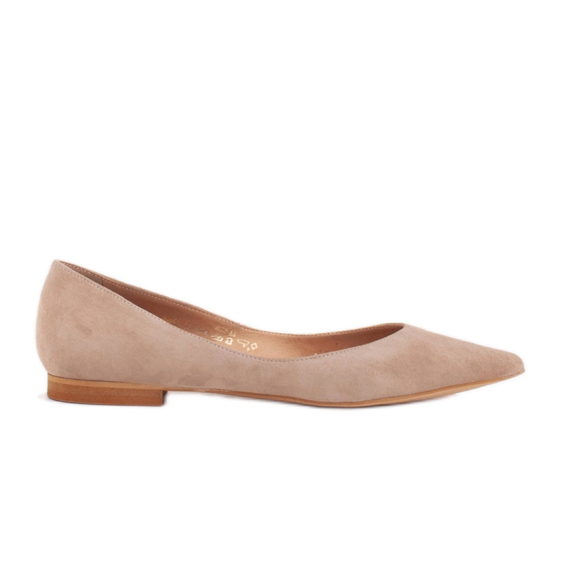 Marco Shoes Women's ballerinas with low sides beige