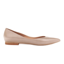 Marco Shoes Women's ballerinas with low sides golden