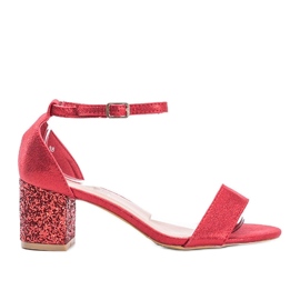 Red sandals on the You Know post
