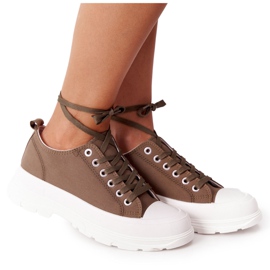 Women's Sneakers On The Green Travel Time Platform