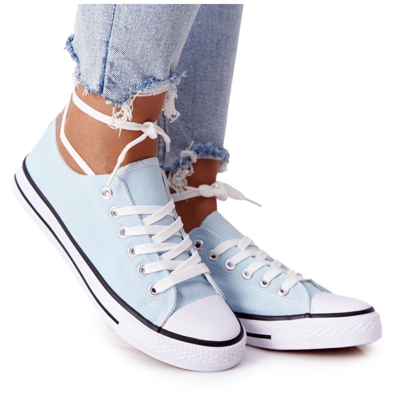 Women's Classic Sneakers Blue Omerta