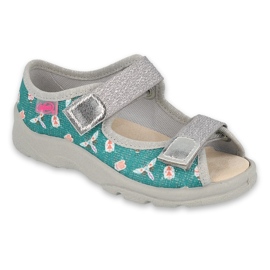Befado children's shoes 869X166 grey green
