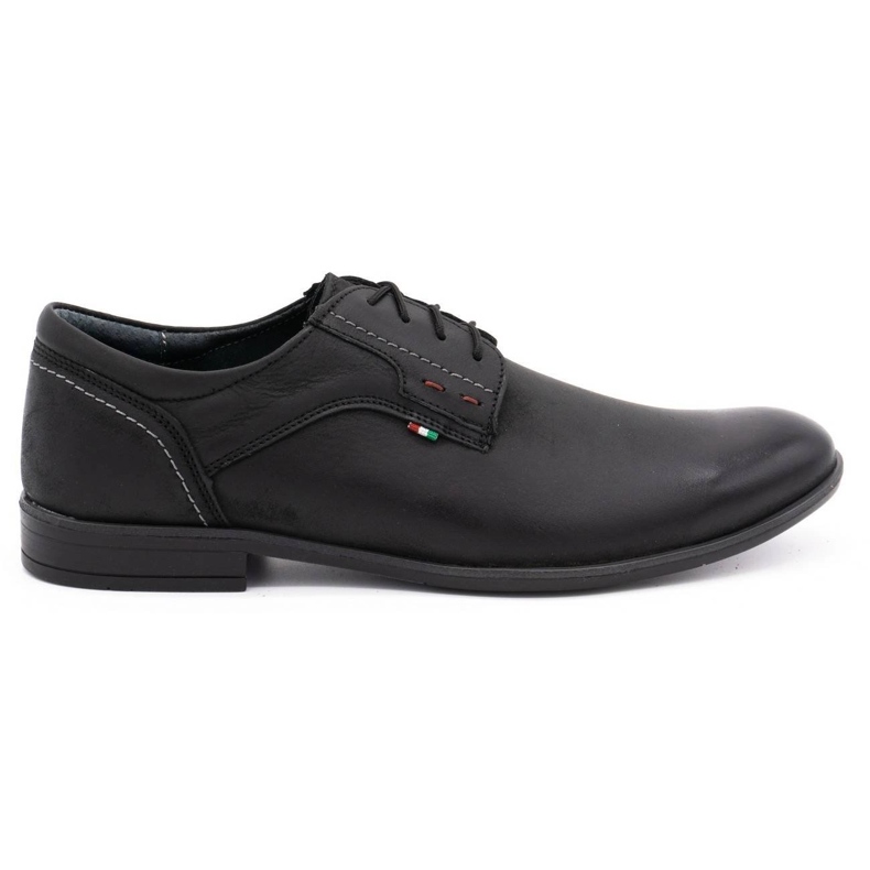 Olivier leather men's shoes 305GT black