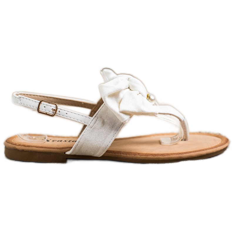 Seastar Stylish Sandals With A Bow white