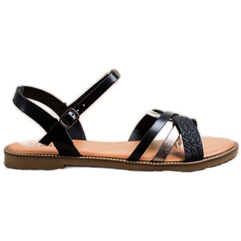 Laura Mode Casual Sandals black