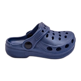 Children's Foam Slippers Navy Blue Lucas