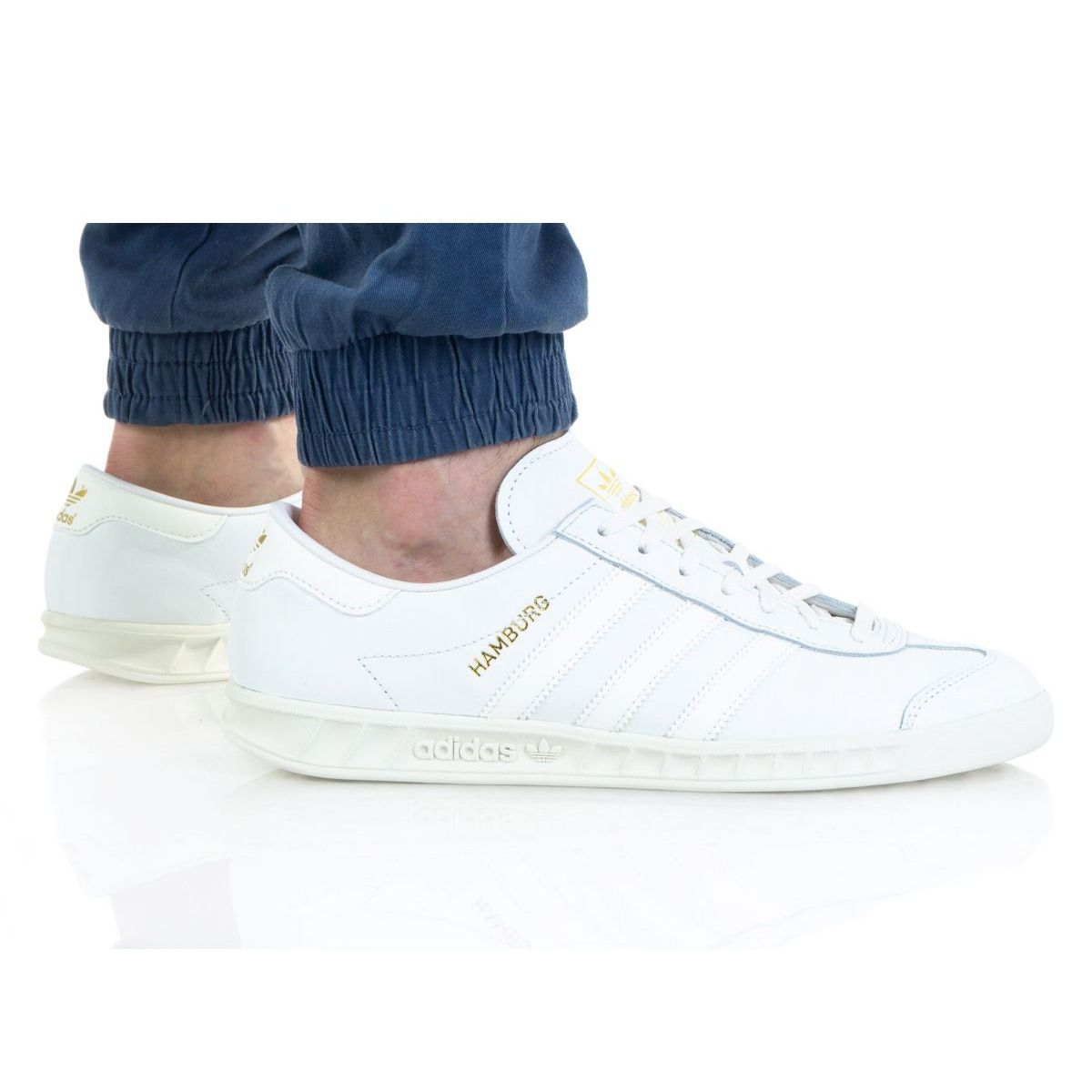 Adidas Hamburg M FX5671 shoes white - KeeShoes