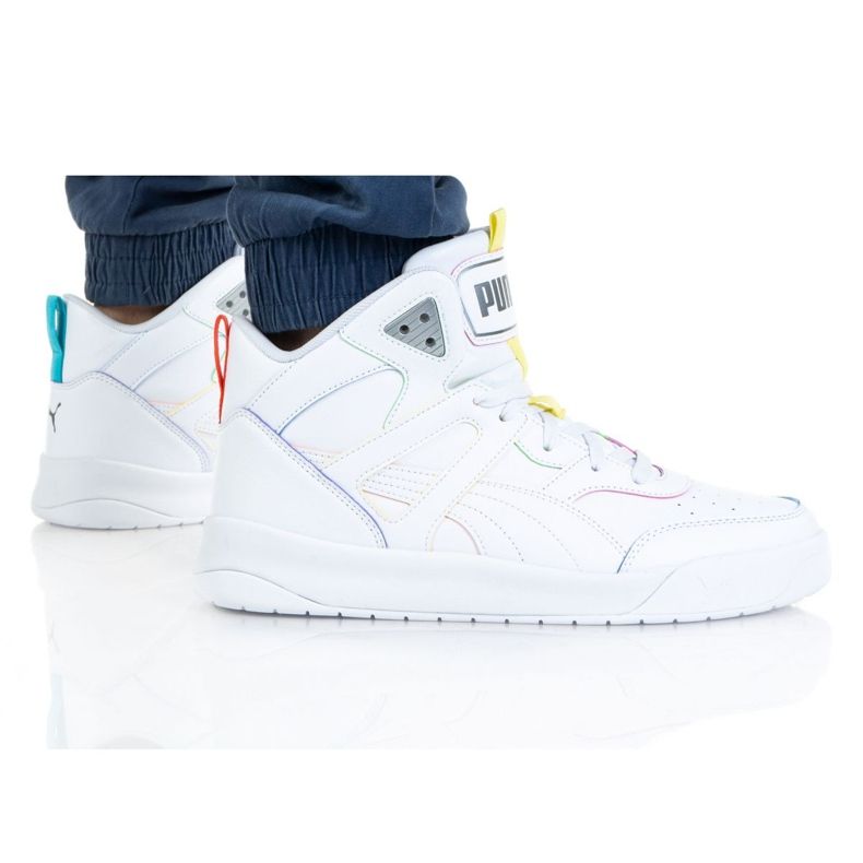 Puma Backcourt Mid Rainbow M 368872 01 white