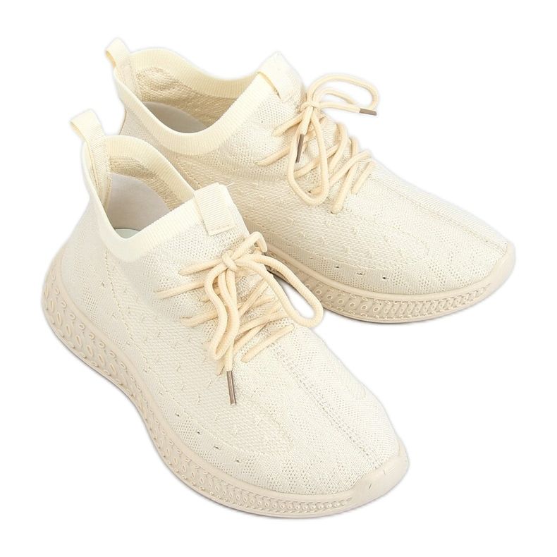 Beige PC01 LT.BEIGE sock sports shoes