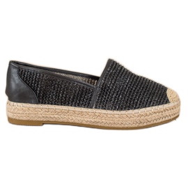 Coura Braided Espadrilles black