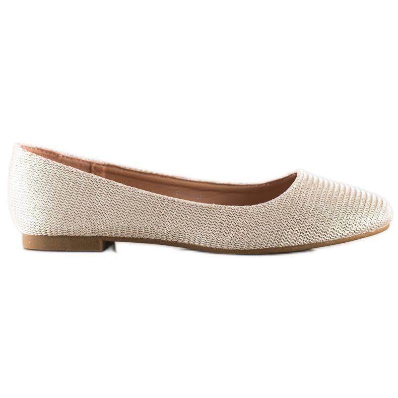 Super Mode Classic Ballerina With Glitter golden