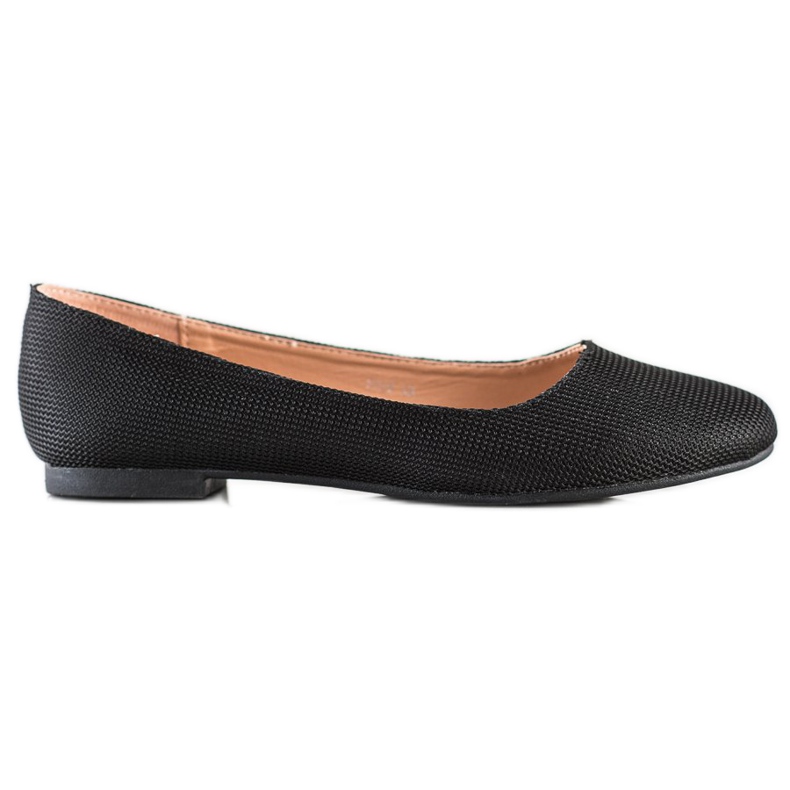 Super Mode Classic Ballerina With Glitter black